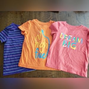 Cat & Jack short sleeve tshirts baby boy size 12